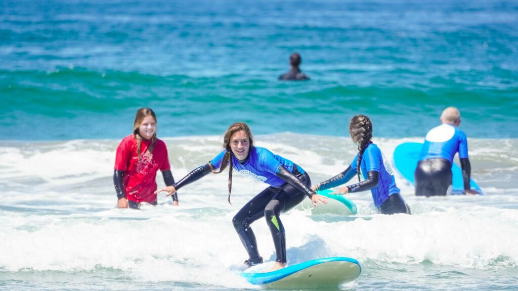 Surfing lessons on how to safely surf.