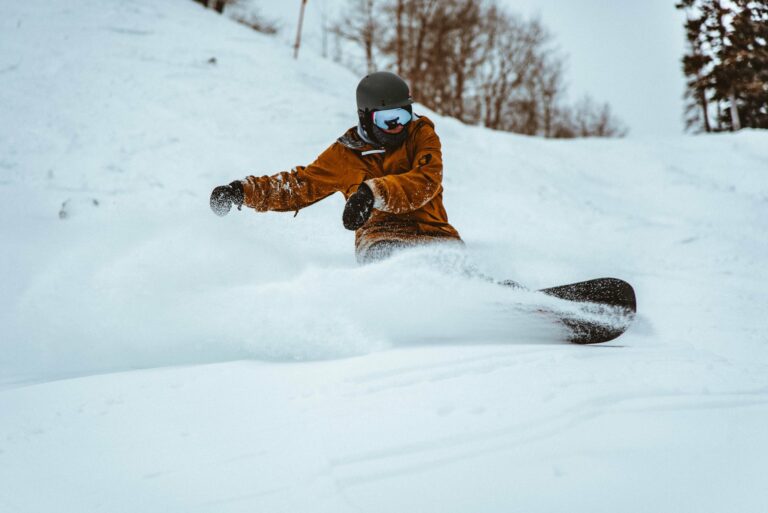 person snowboarding